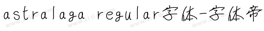 astralaga regular字体字体转换